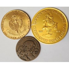 UNITED STATES OF AMERICA . 3 x TOKENS 